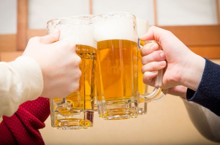 みんなで乾杯